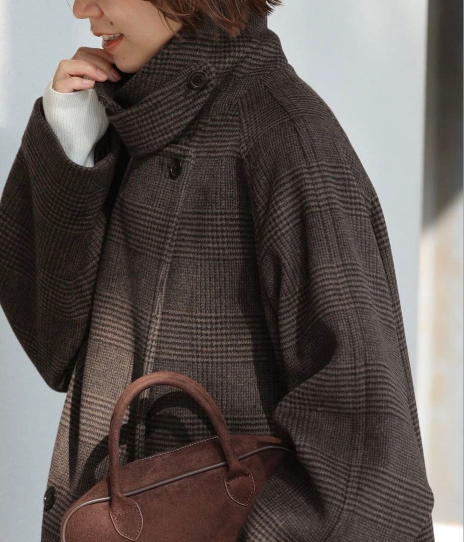 2025AWスーパーファインビーバーハーフコート36ブラウン