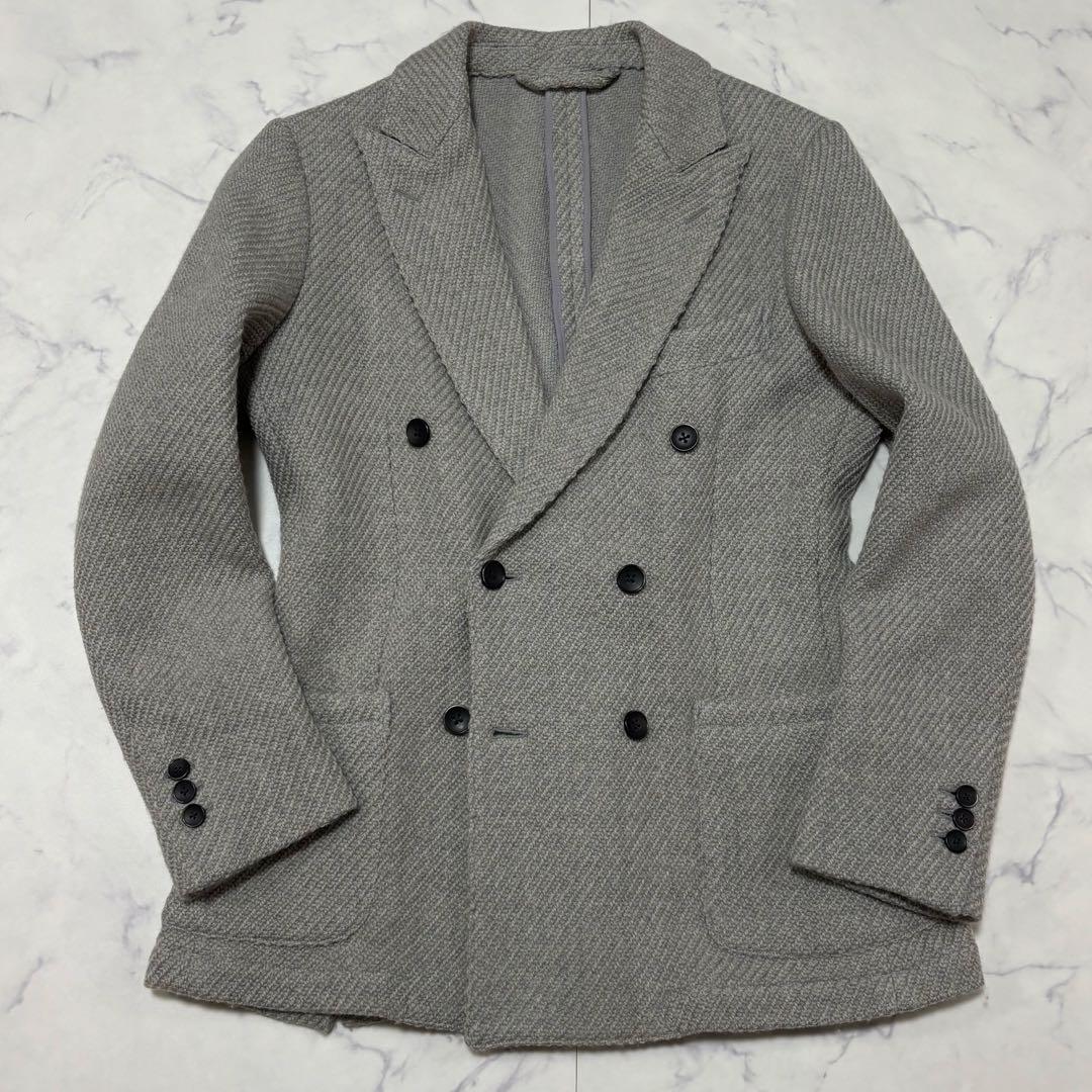 RING JACKET ピークドラペル ダブル ジャケット サイズ44