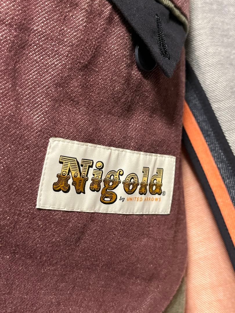 Nigold unitedarrows ジャケット クレイジーパターン 48