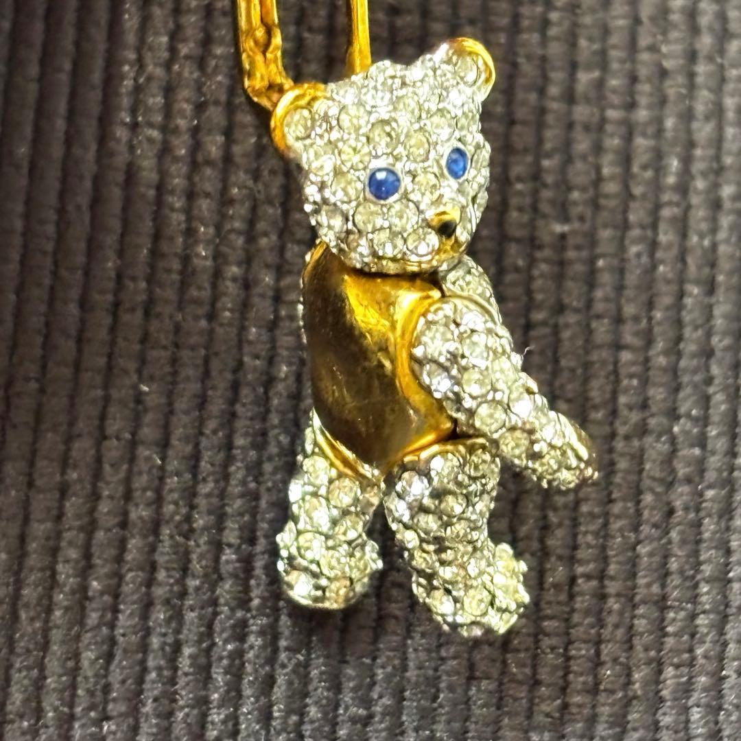 Vivienne Westwood リトルテディピアス ラインストーン　オーブ