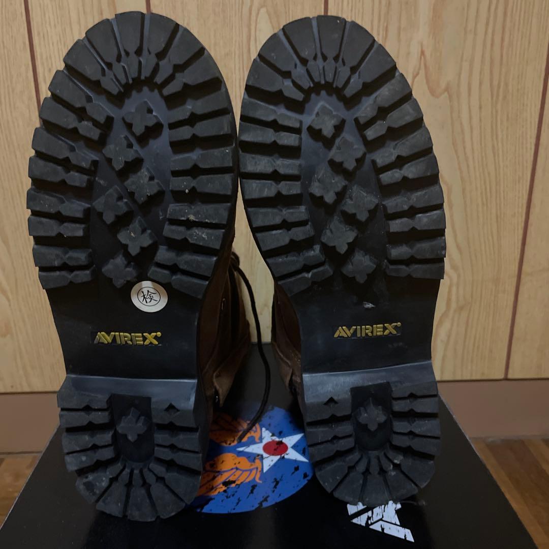 AVIREX ブラウン スエードブーツ