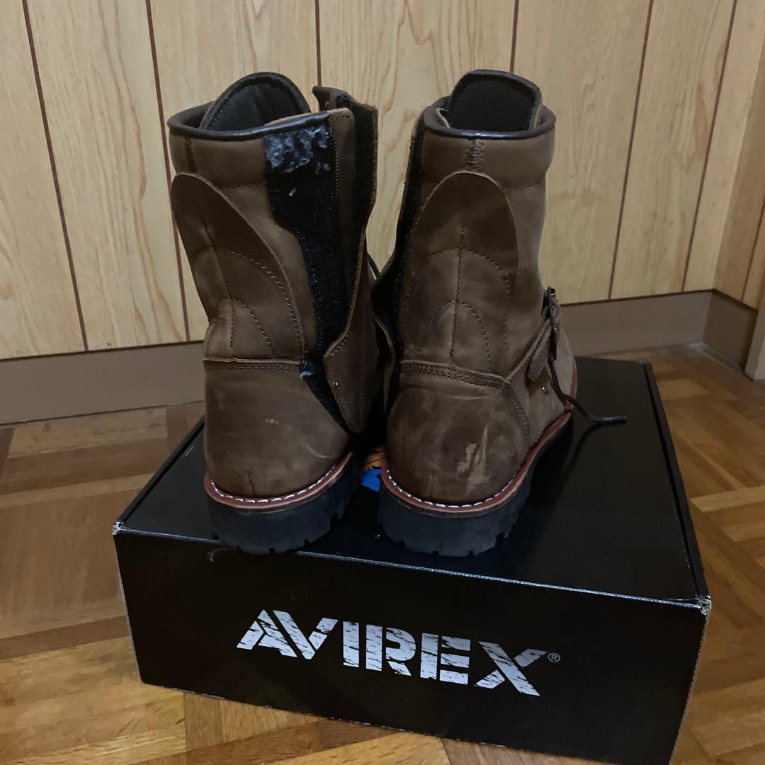 AVIREX ブラウン スエードブーツ