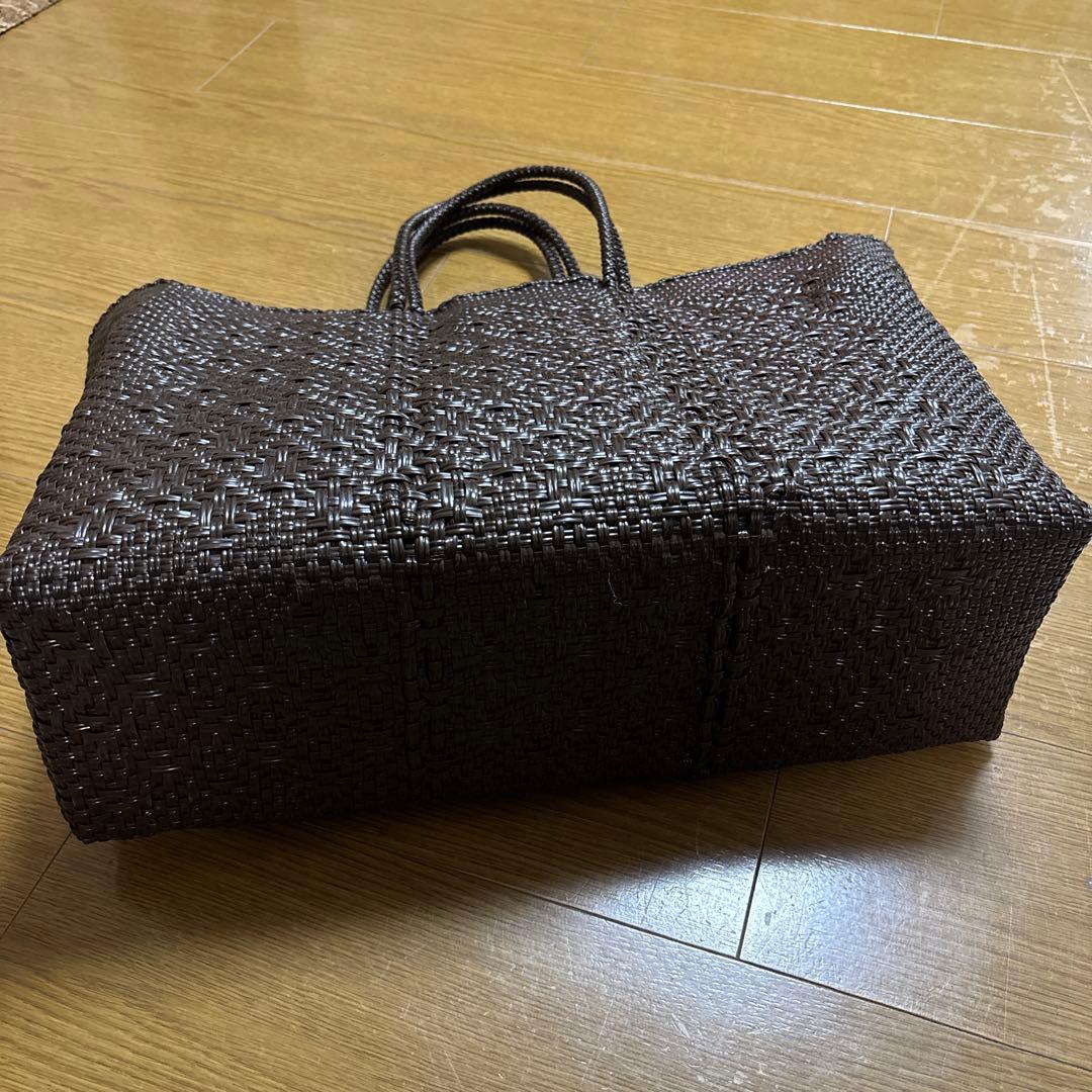 レトラメルカドバックブラウン　Lサイズ