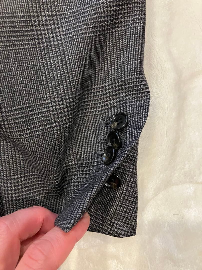 RING JACKET グレンチェック柄スーツ