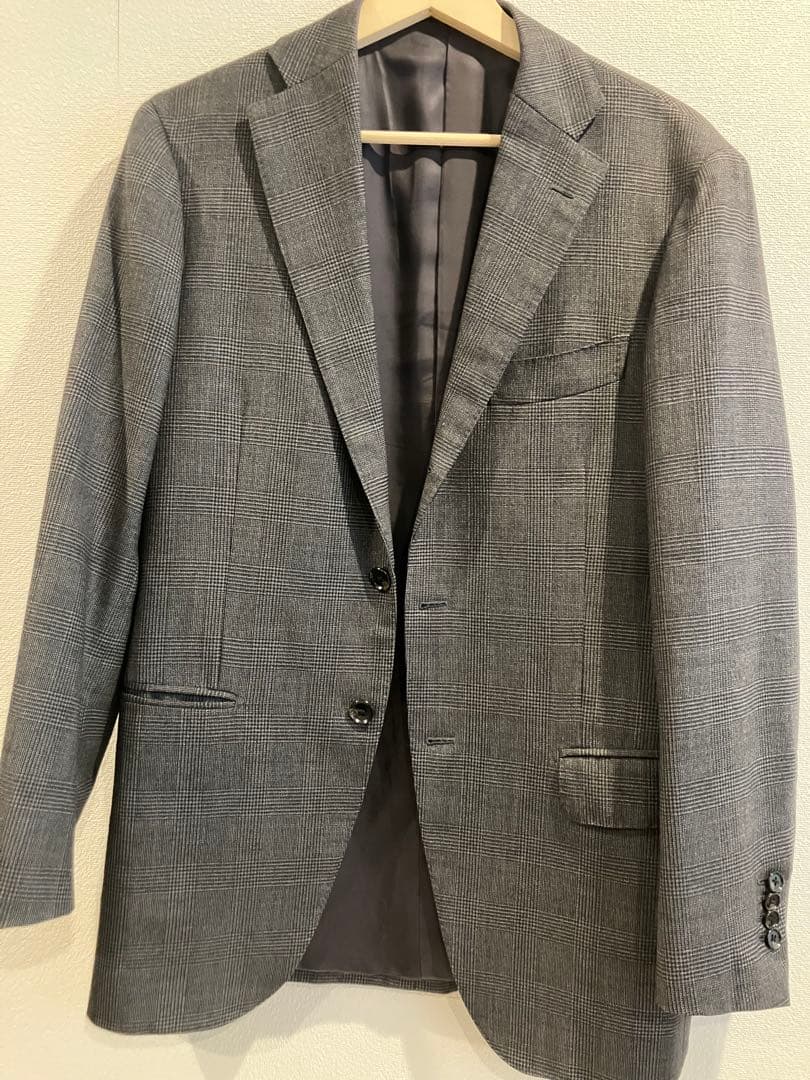 RING JACKET グレンチェック柄スーツ