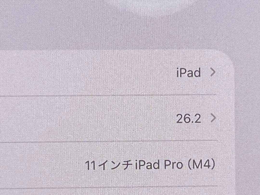 iPad Pro 11インチ(M4)