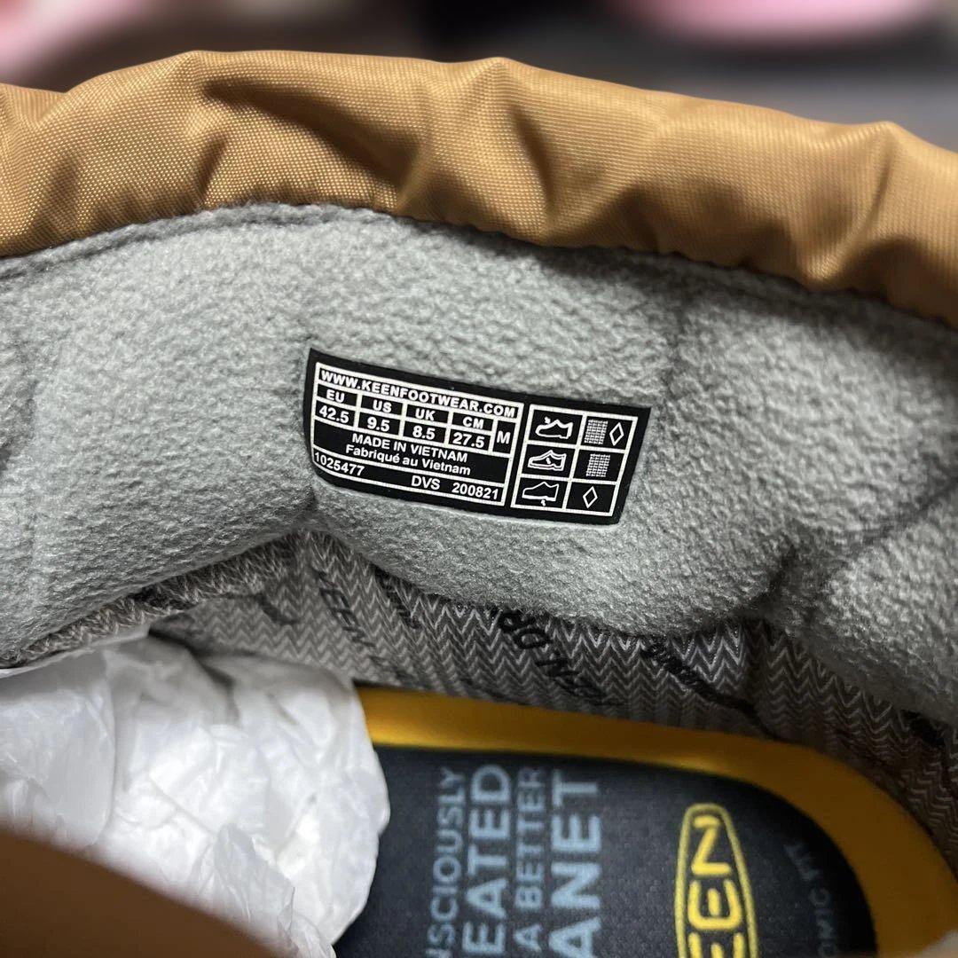 KEEN 撥水性ストラップブーツ ブラウン/ブラック　27.5