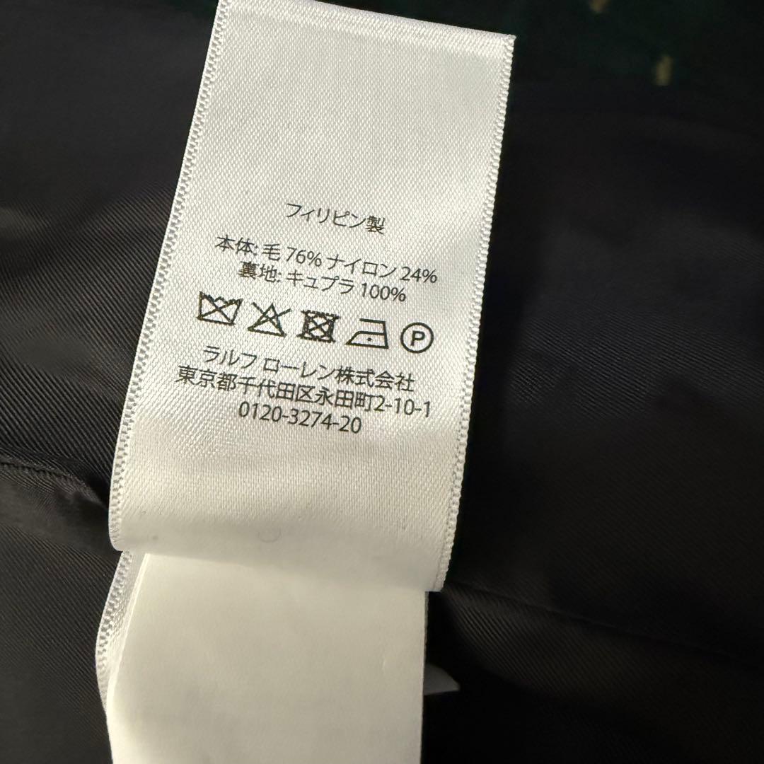 M*I様 POLO ラルフローレン タータンチェック ウールブレザー XS 現行