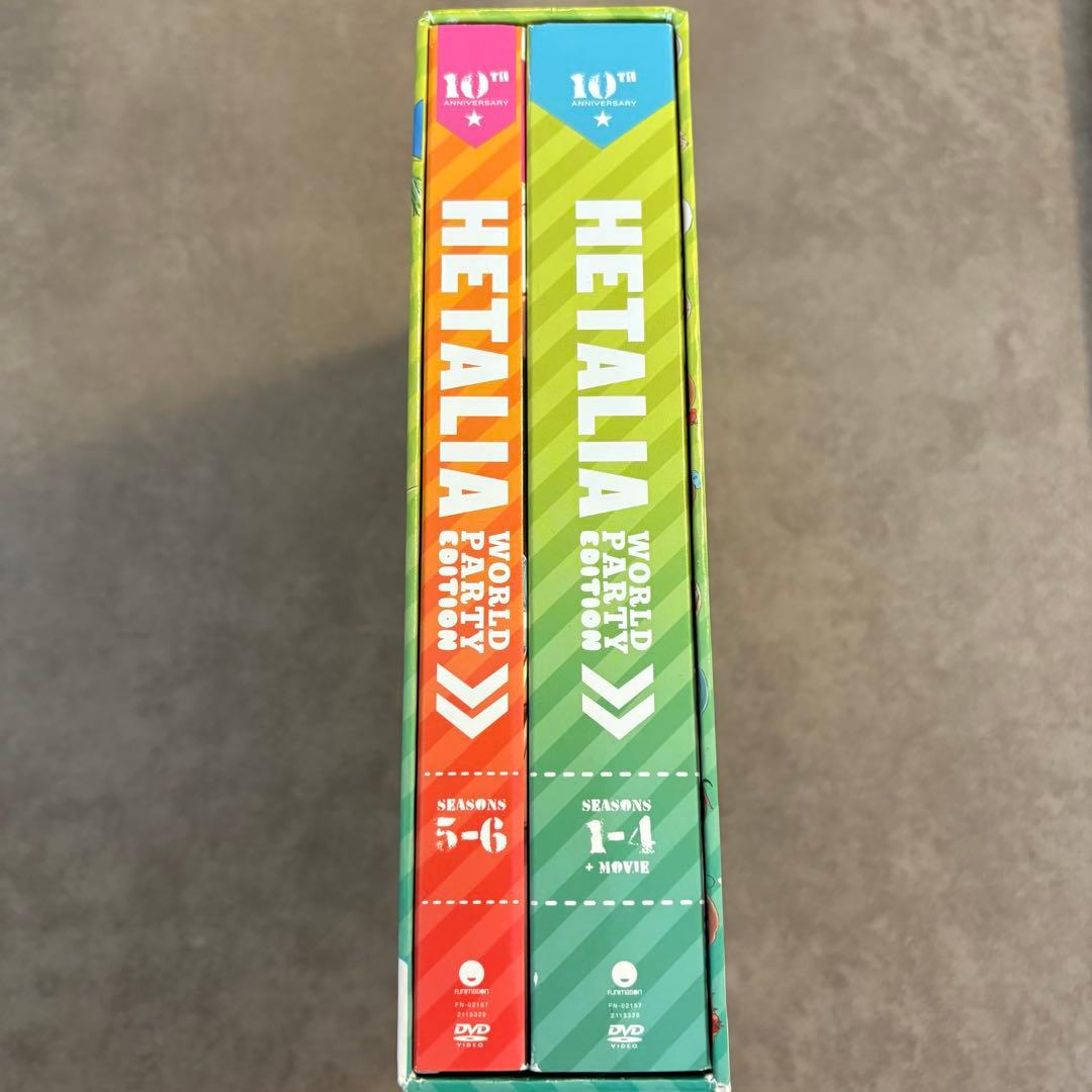 と*ー様 ヘタリア 10周年記念コレクション DVD BOX 北米版 1～6期＋