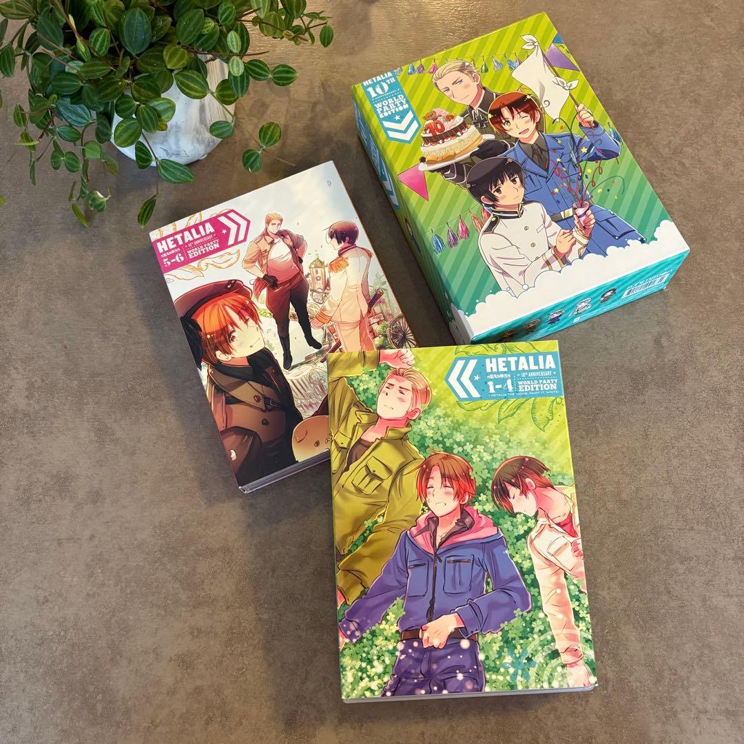 と*ー様 ヘタリア 10周年記念コレクション DVD BOX 北米版 1～6期＋