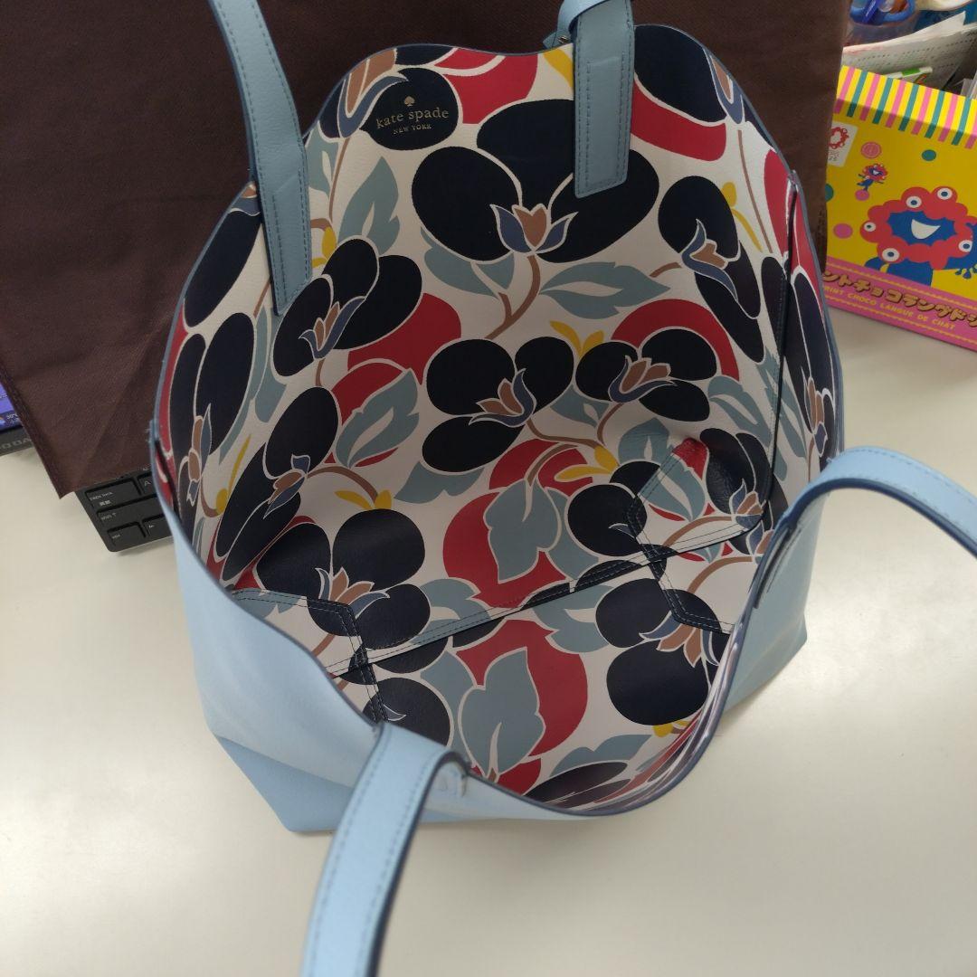 kate spade ライトブルー ビジネスバッグ