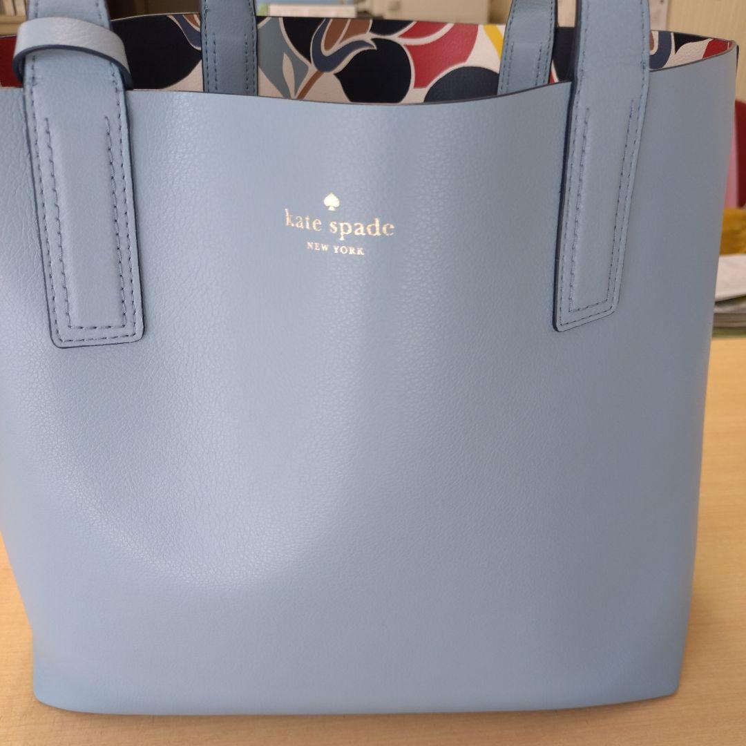 kate spade ライトブルー ビジネスバッグ