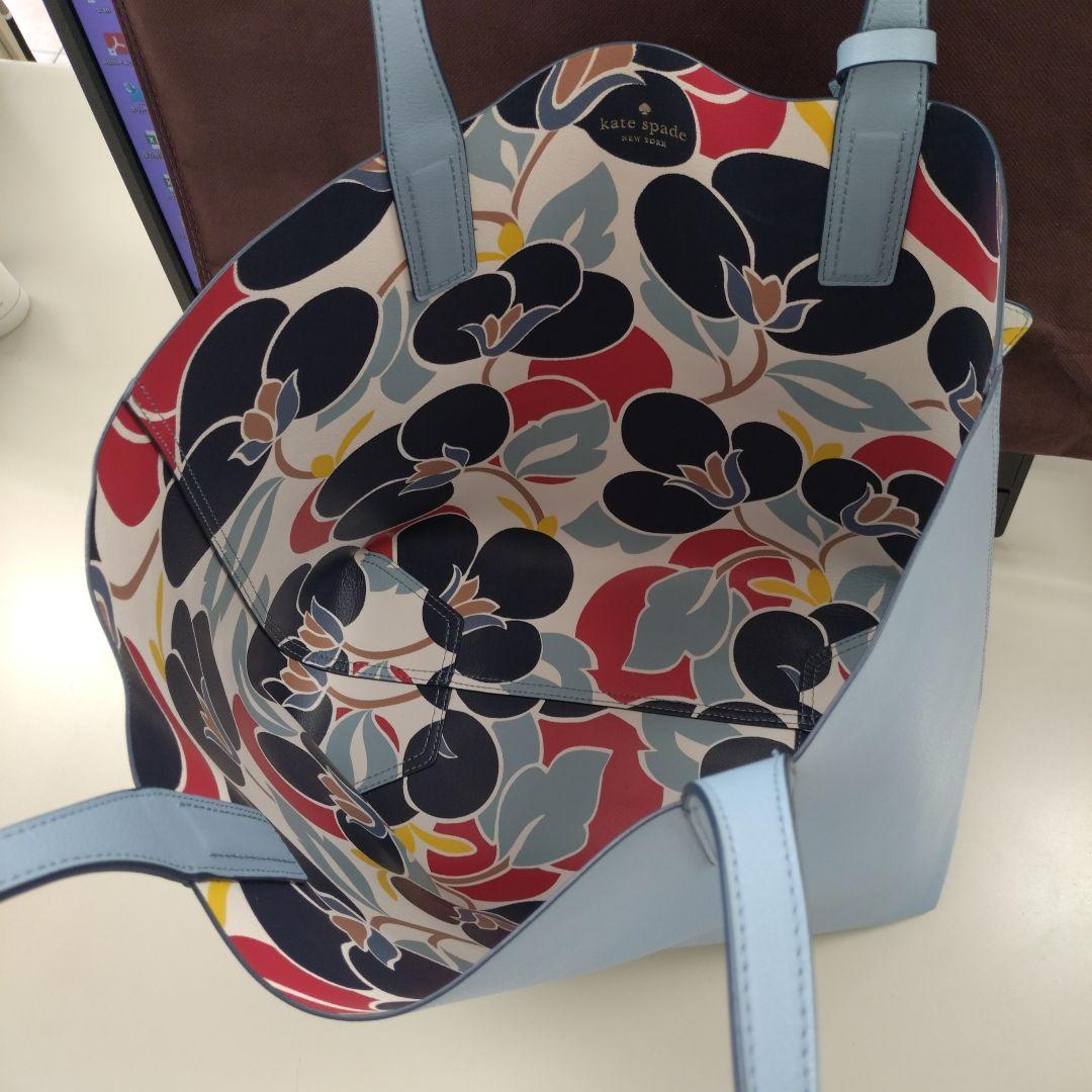 kate spade ライトブルー ビジネスバッグ