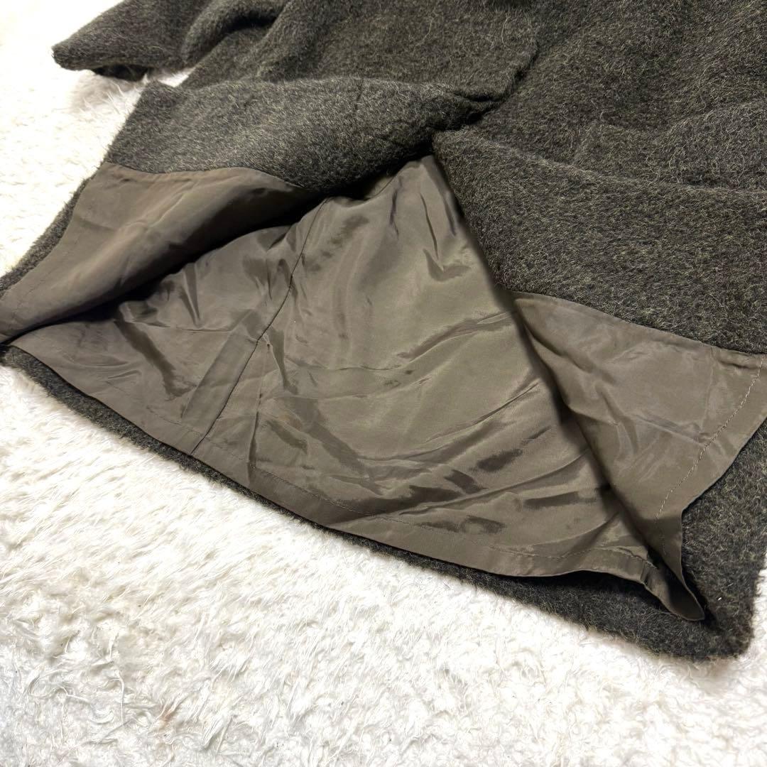 良質 leilian レリアン コート フード付き 大きいサイズ 13+