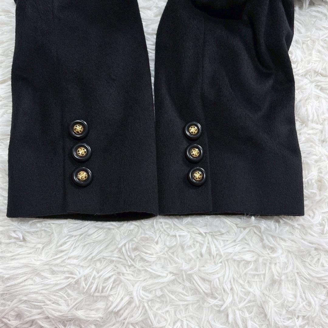 leilian レリアン 黒 ダブルブレスト　テーラードジャケット 13+