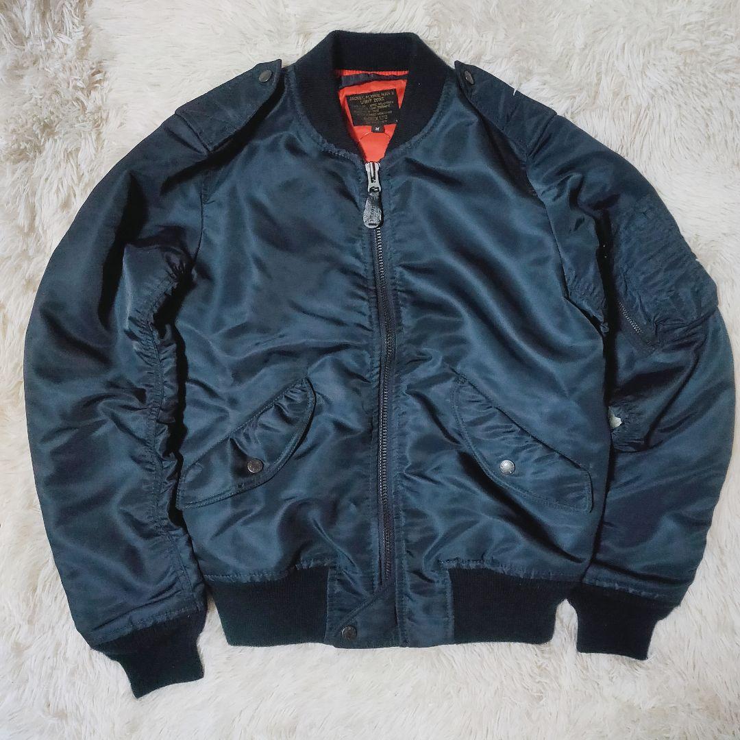 いのやん様 AVIREX ネイビー MA-1 フライトジャケット
