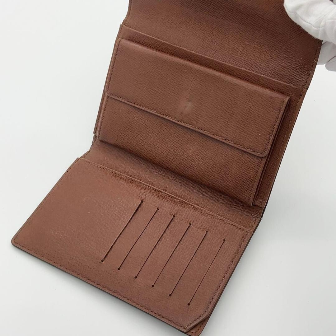 ルイヴィトン モノグラム 三つ折り財布 エテュイパピエ 男女兼用 パスケース付