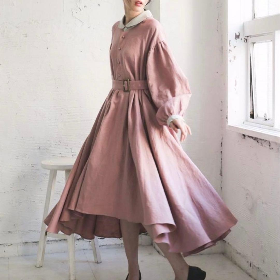 【本日限定価格】経年真価のワンピース　ピンク