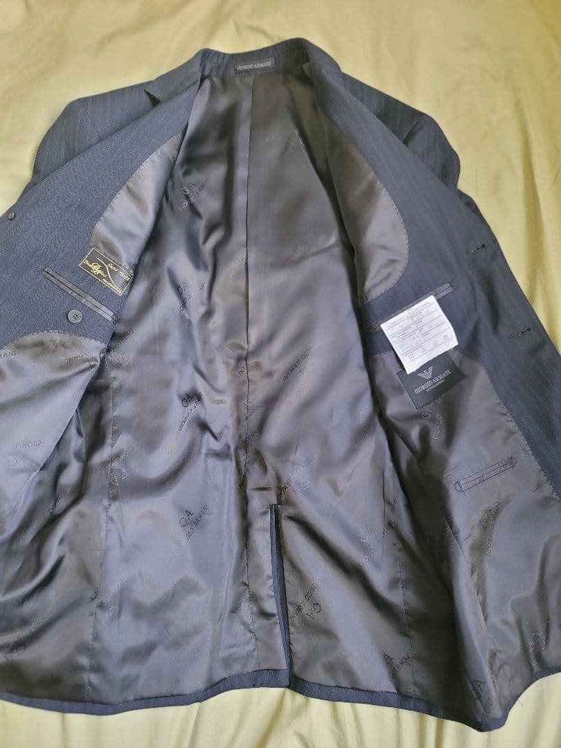 週末値下げ✨✨Giorgio Armani ネイビー ストライプスーツ