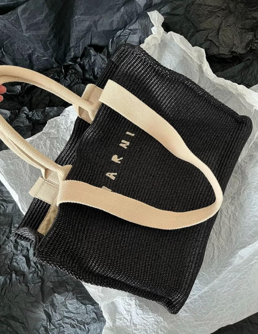 MARNI マルニ かごバッグ 2WAY 黒