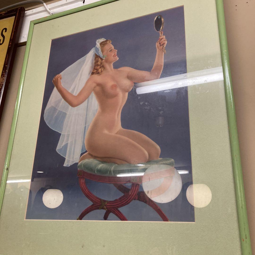 アンティークポスター、サイズは44×35cm