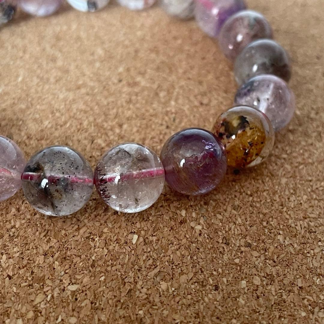 【シグシグ】スーパーセブン・ミックスルチルクォーツ　ブレスレット　２点