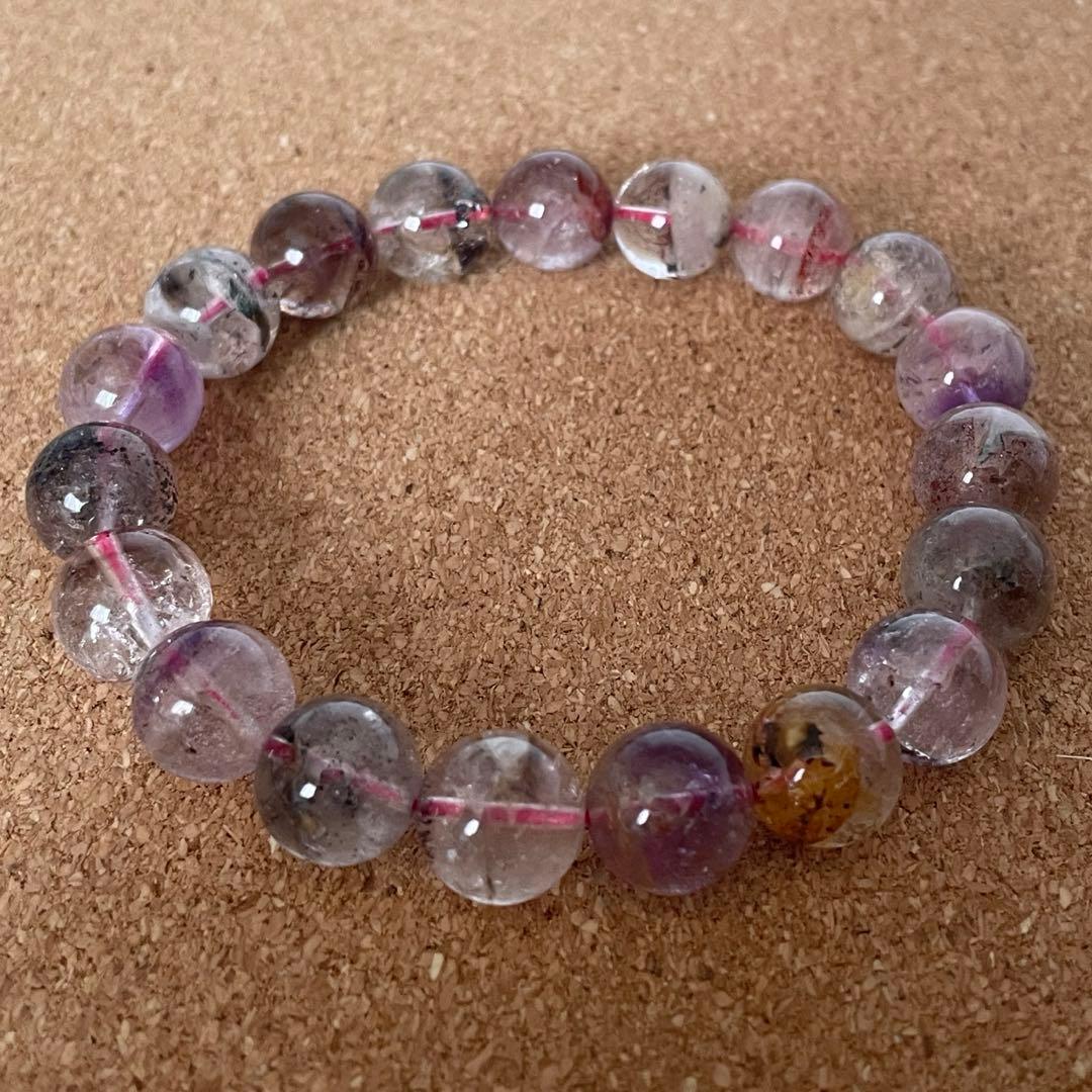 【シグシグ】スーパーセブン・ミックスルチルクォーツ　ブレスレット　２点