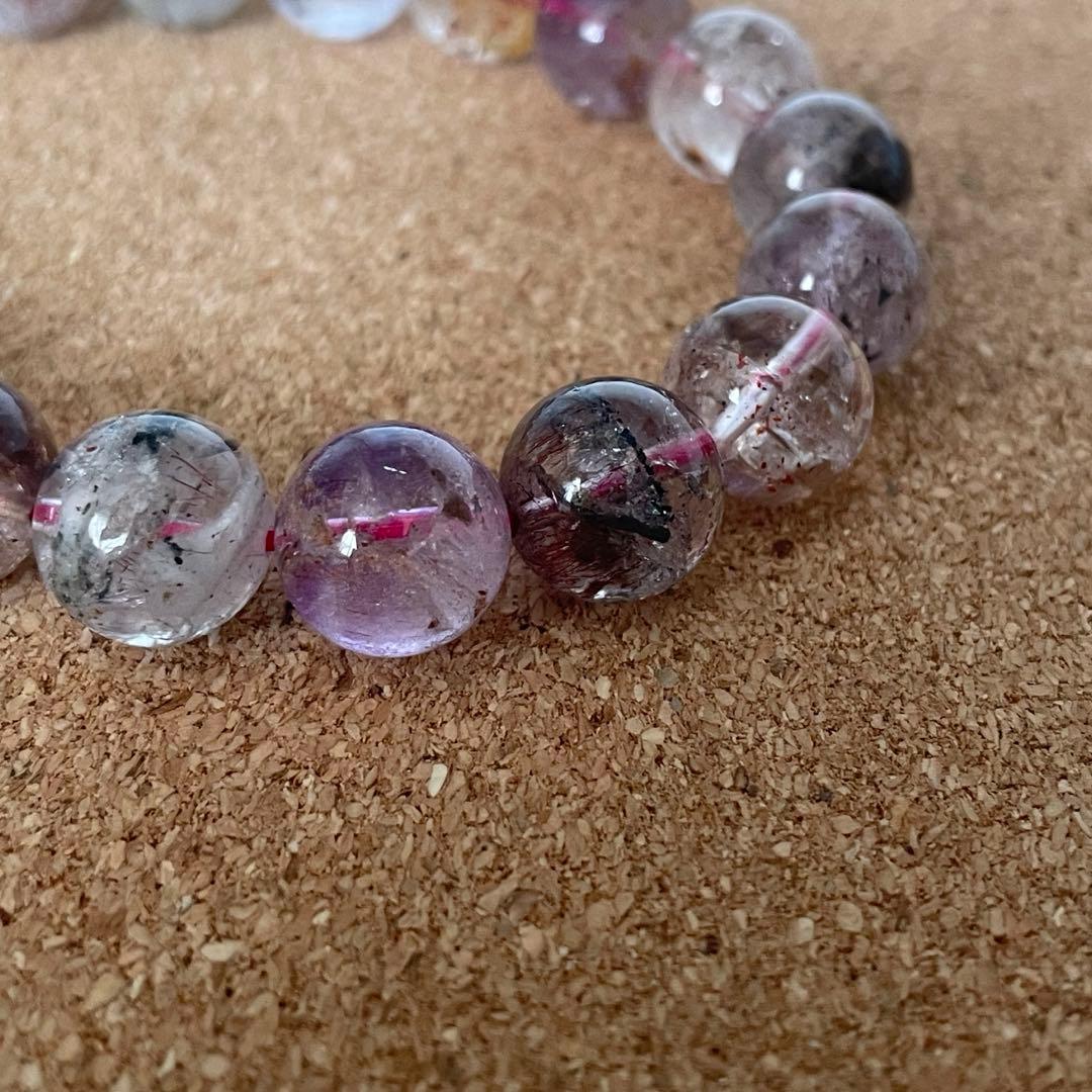 【シグシグ】スーパーセブン・ミックスルチルクォーツ　ブレスレット　２点