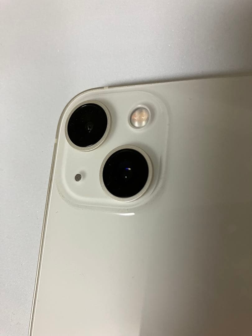 0*6様 Apple iPhone 13 ホワイト バッテリー100% simフ