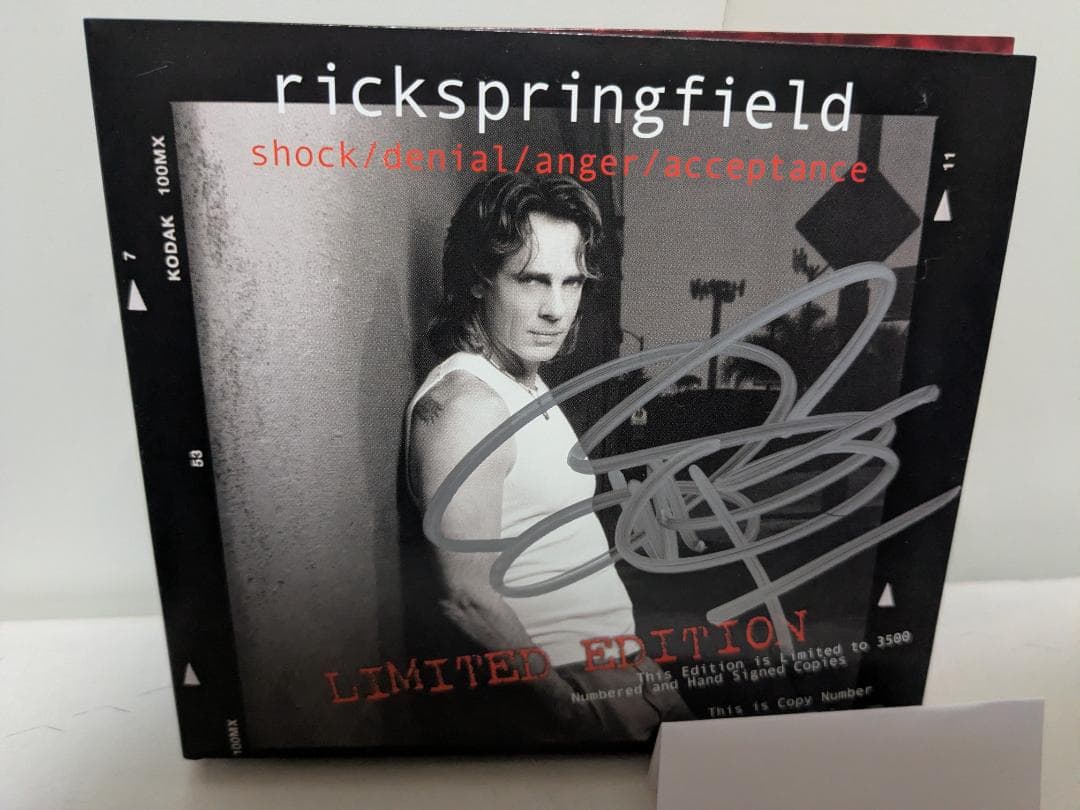 Rick Springfield☆Shock/Denial/Anger限定