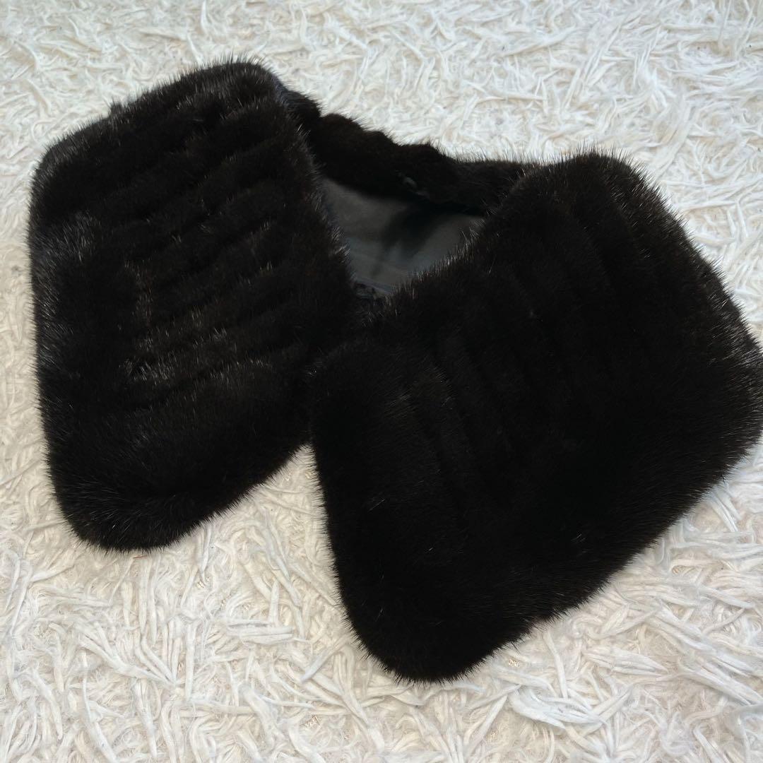 ◎極美品 カシミヤコート ロングコート高級ミンクファー 2way 取り外し可能1