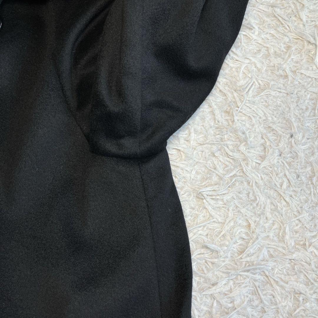 ◎極美品 カシミヤコート ロングコート高級ミンクファー 2way 取り外し可能1