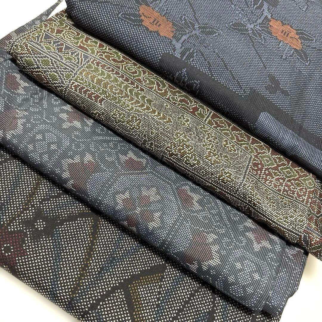 正絹　紬の着物　11枚セット　まとめ売り　リメイク材料用　大島紬　染め紬　民芸紬