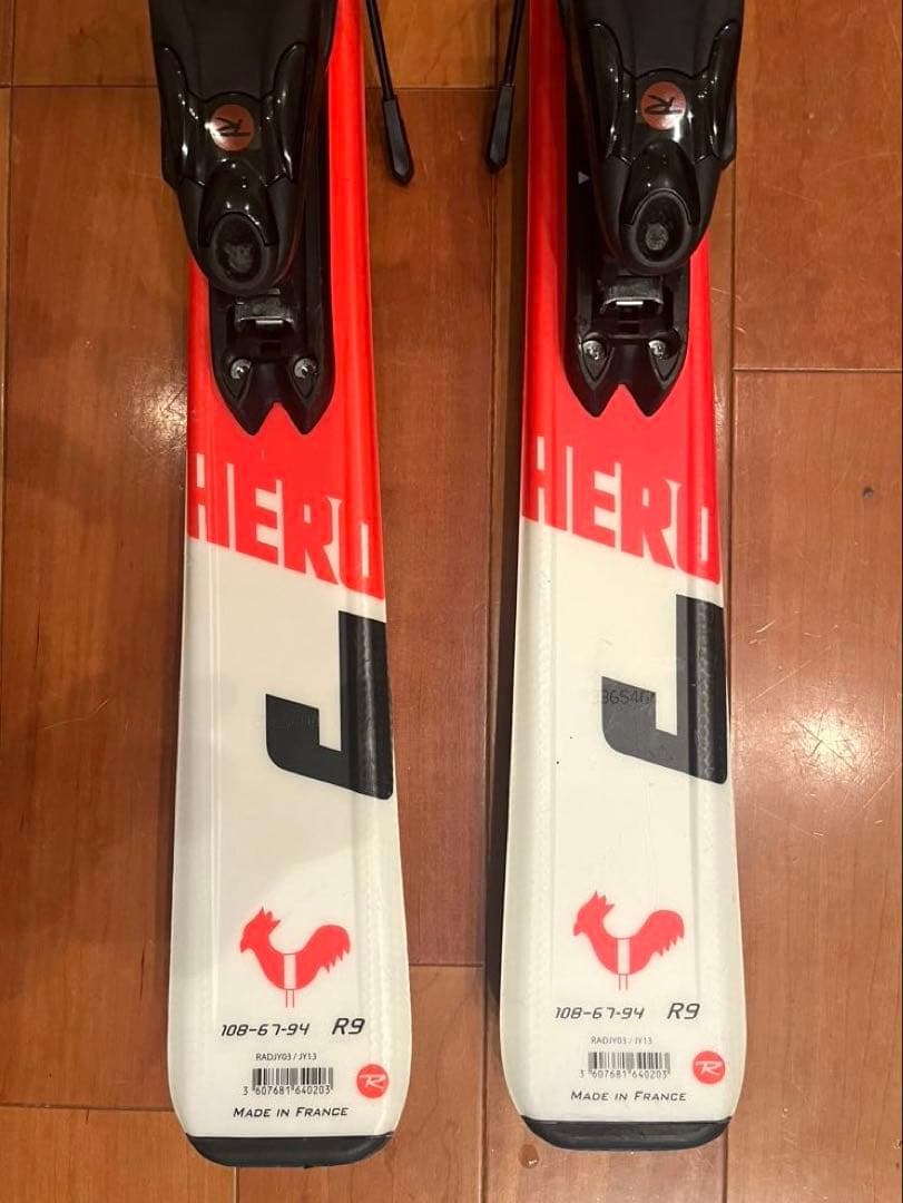Rossignol ロシニョール HERO 120cm ジュニア スキーバッグ付