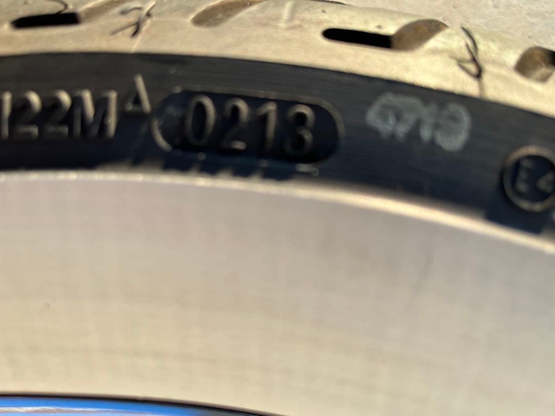 ①ハーレー FLSTCフロントタイヤホイール　ヘリテイジソフテイルクラシック