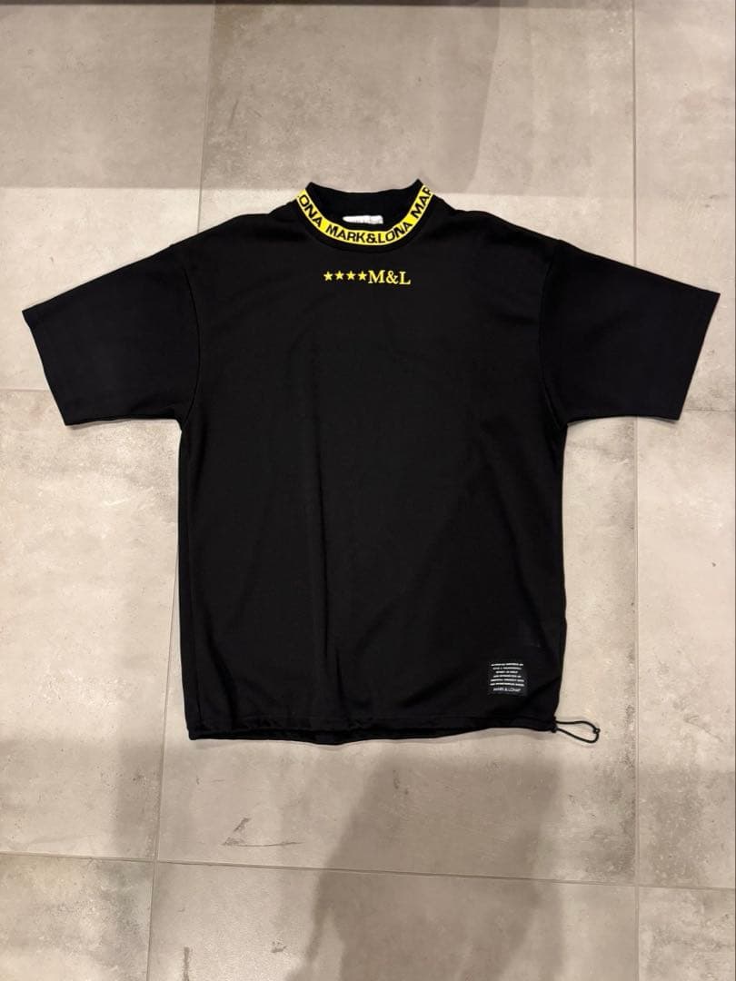 【美品】MARK & LONA メンズモックネックシャツ　48(L)
