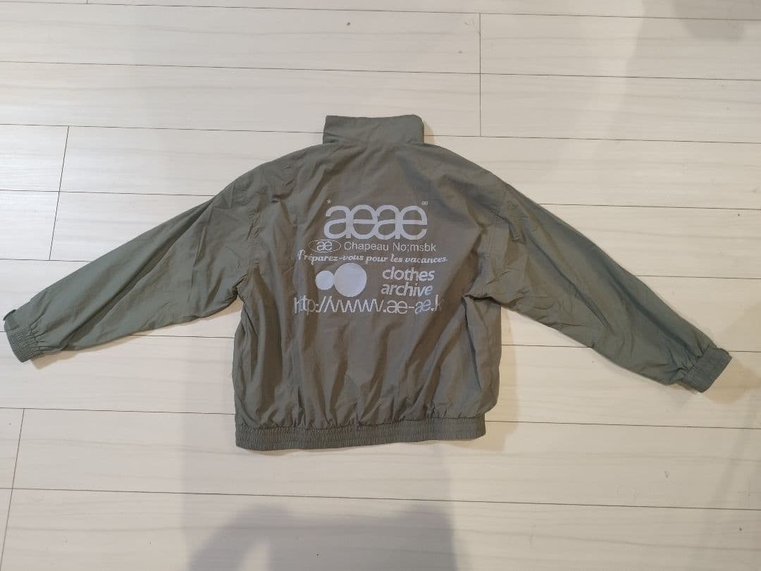 aeae オリーブグリーン ジップアップジャケット　新品　正規品