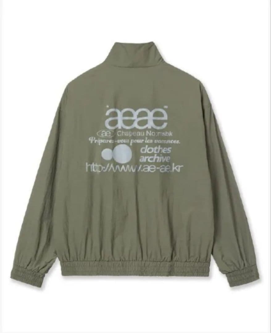 aeae オリーブグリーン ジップアップジャケット　新品　正規品