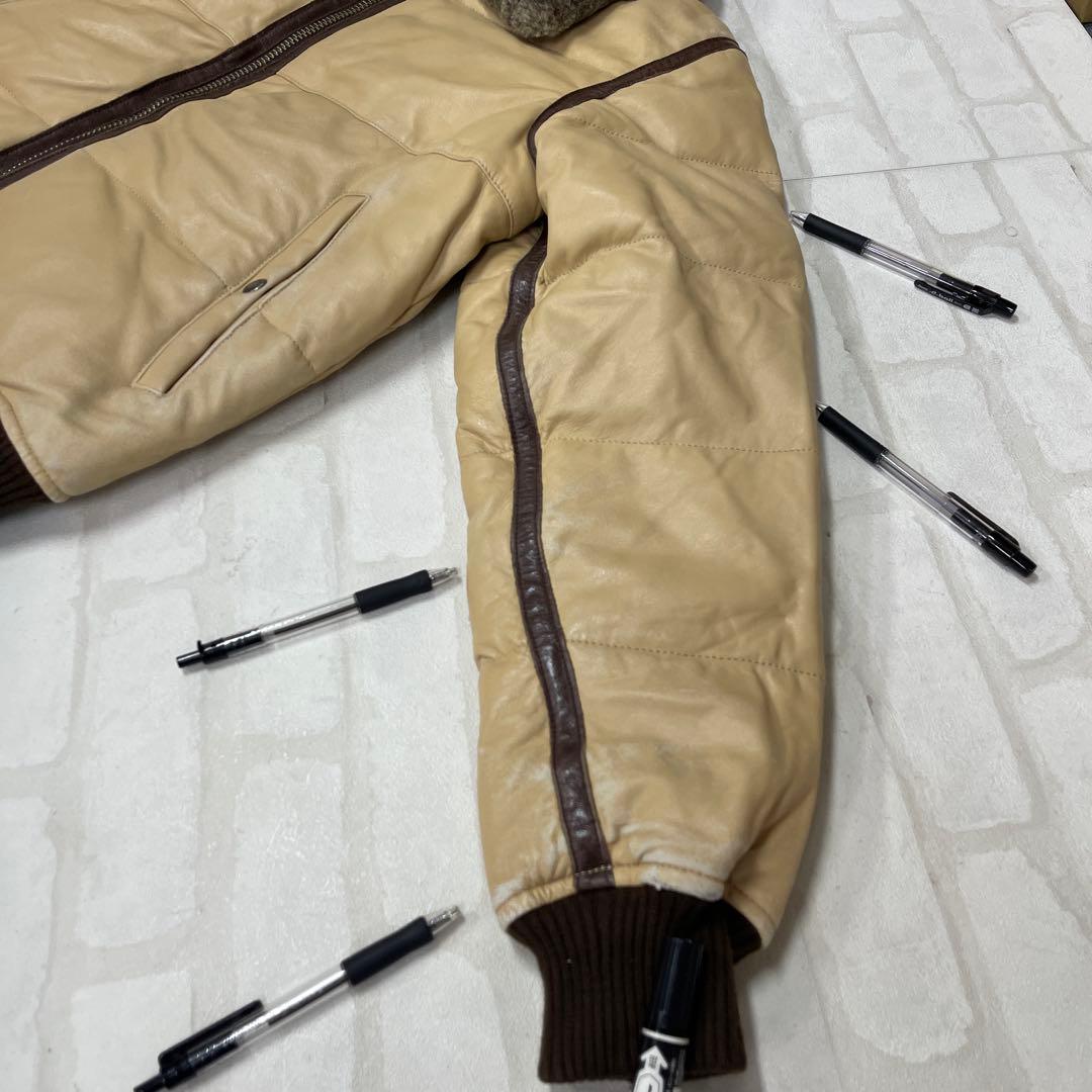 値下げ アヴィレックス AVIREX LTD 羊牛革 レザー ボア フライトJK