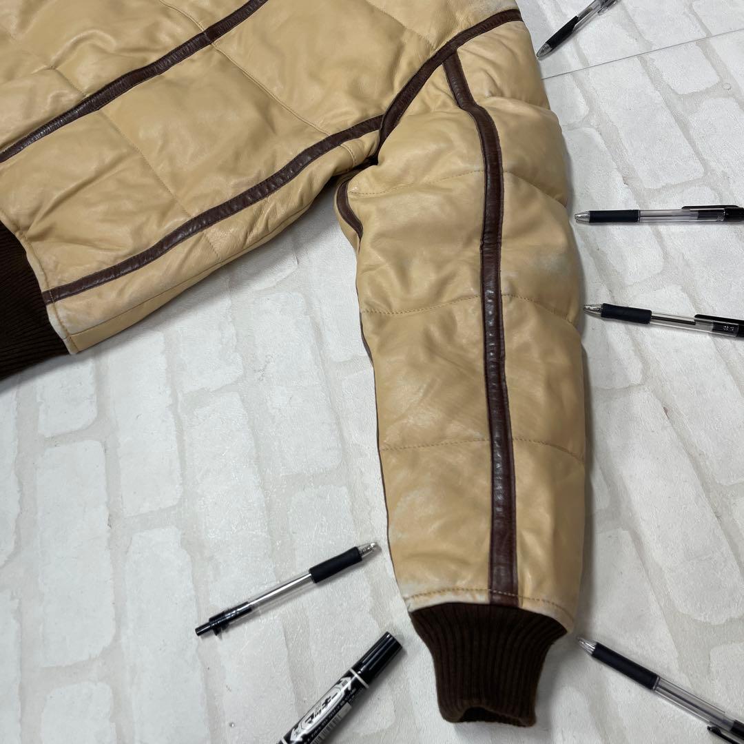 値下げ アヴィレックス AVIREX LTD 羊牛革 レザー ボア フライトJK