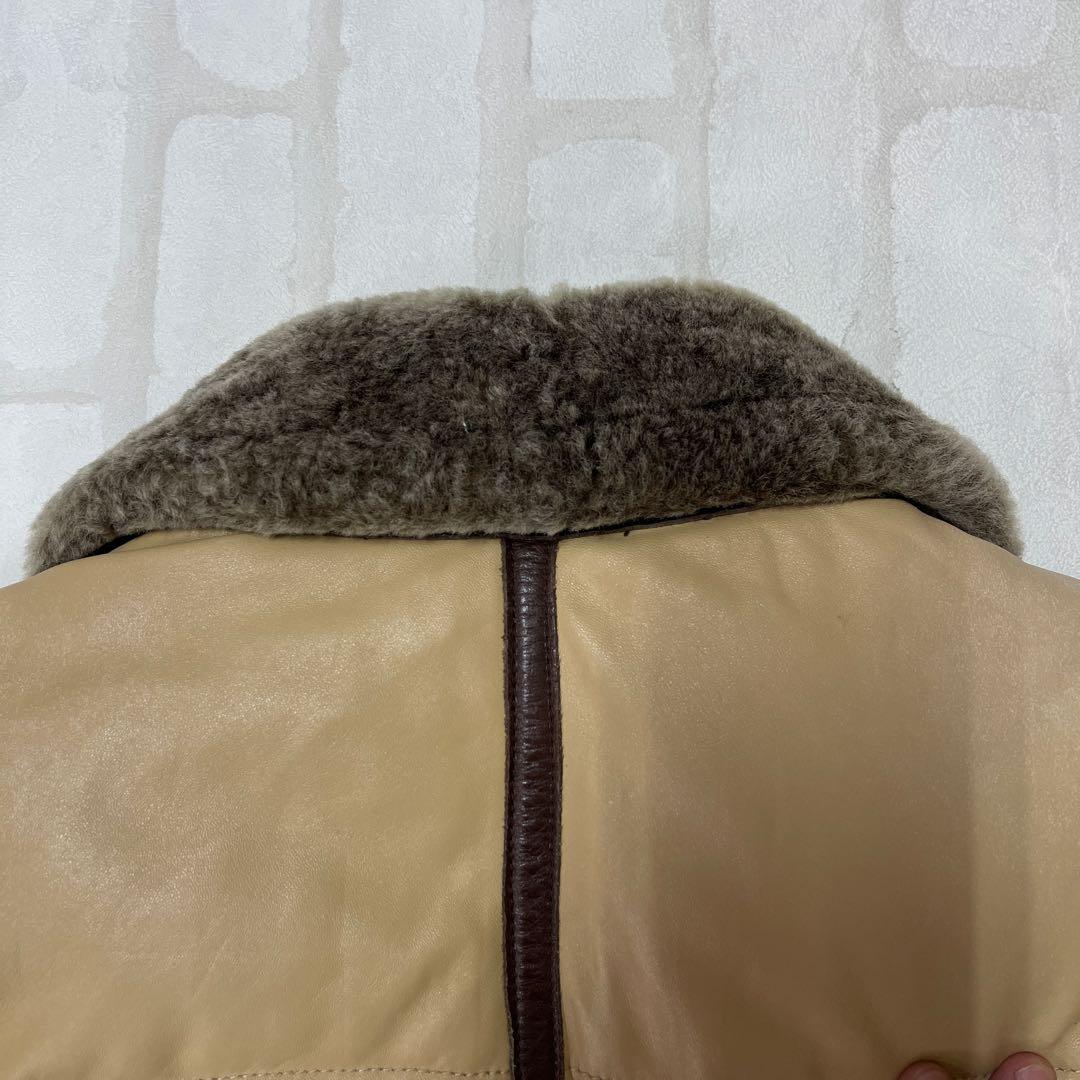 値下げ アヴィレックス AVIREX LTD 羊牛革 レザー ボア フライトJK