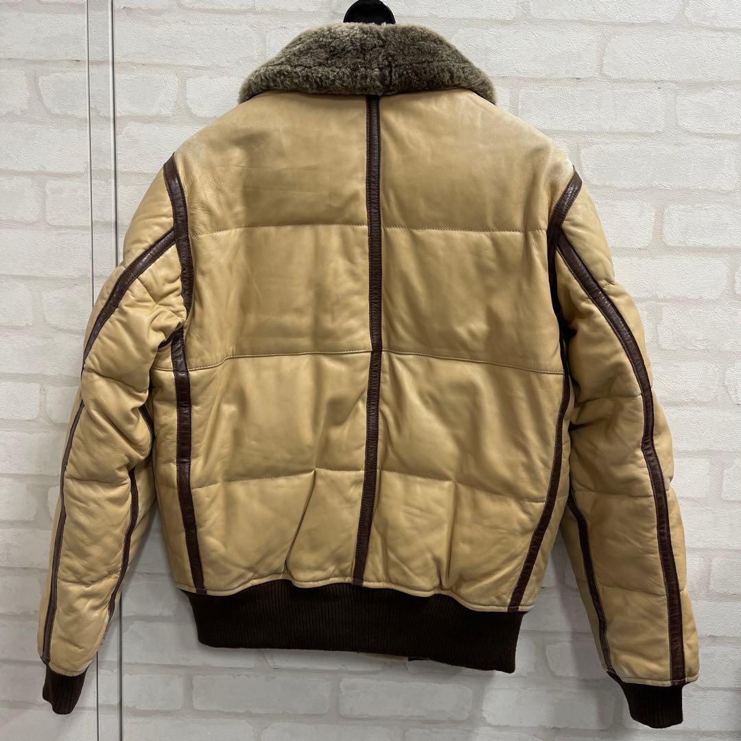 値下げ アヴィレックス AVIREX LTD 羊牛革 レザー ボア フライトJK