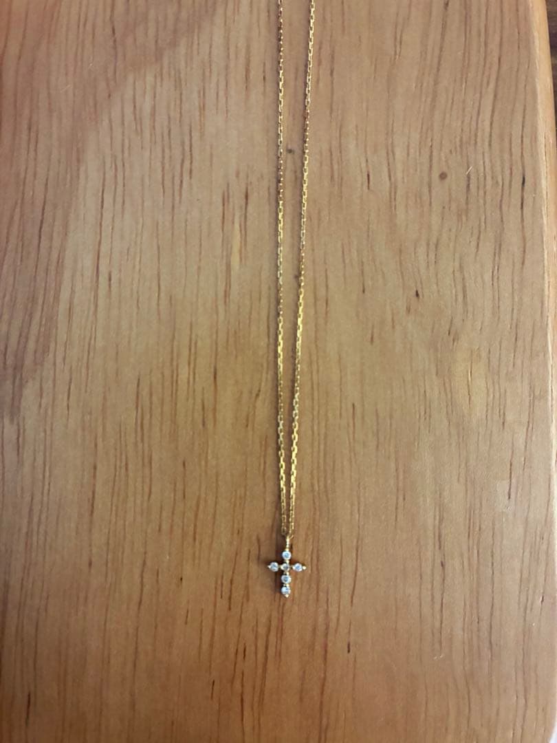 agate K18ダイヤモンドネックレス（0.03ct）