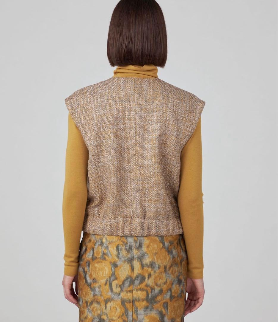 トゥモローランドコレクション　ロービングツイード ジレブルゾン