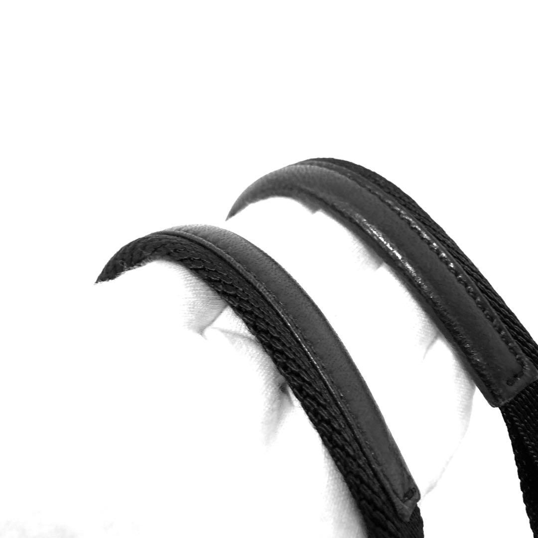 極美品　PRADA プラダ　トートバッグ　ナイロン　ハンドバッグ　鍵　南京錠　黒