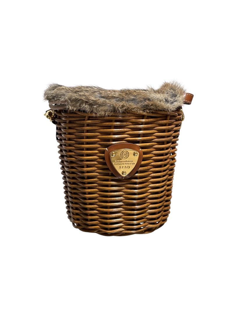 ATAO アタオ /BREEZE ブリーゼ カゴバッグ　ファーバッグ