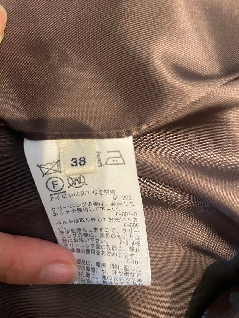 ❇︎スヌコ❇︎ 　　ROPE ロングコート　チェックロングコート