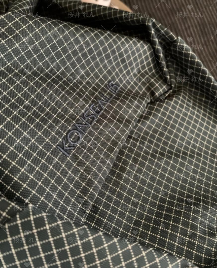 タグ付きARC'TERYX KONSEALS バックパック グレー・チェック柄