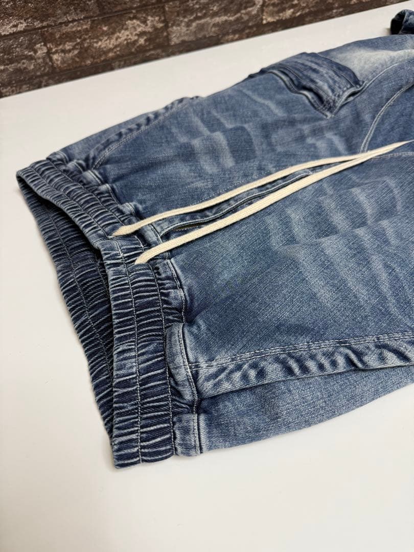 【希少モデル】A.F ARTEFACT ストレッチ サルエル カーゴ デニム