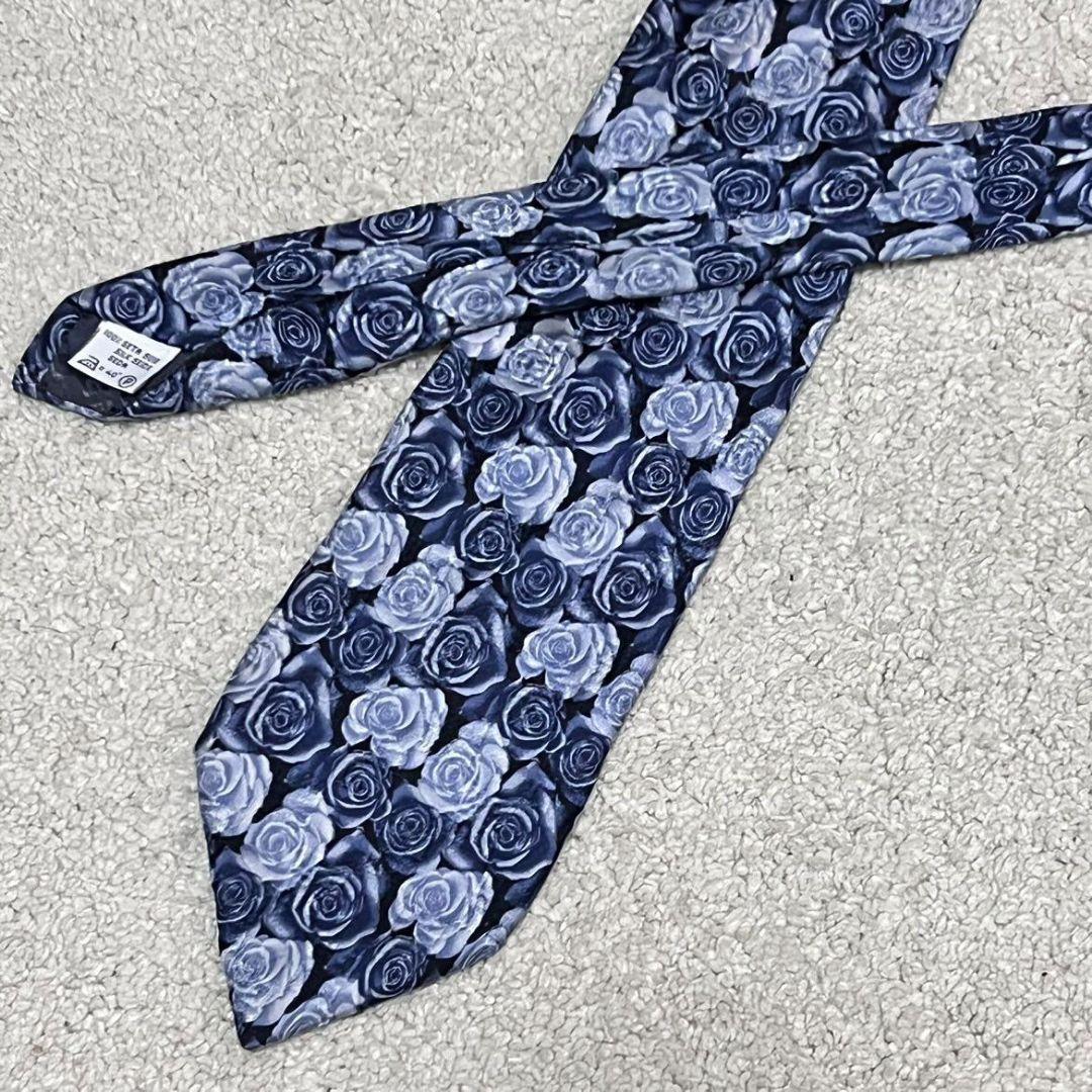 ✨一点物✨GIVENCHY ネクタイ 花柄 総柄 おしゃれ ビジネス 古着